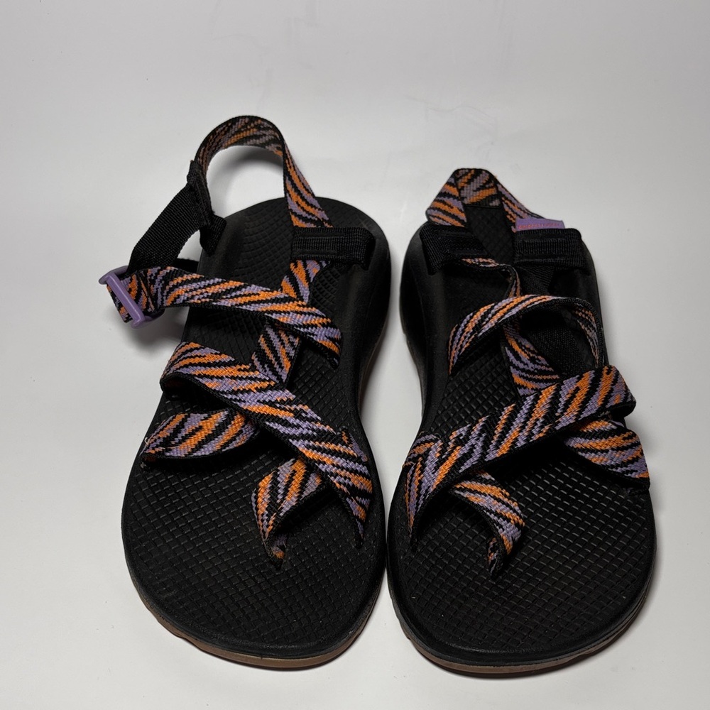 Chaco Cloud Black and Orange Women's Sandals